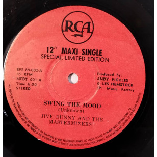 Jive Bunny And The Mastermixers - Swing The Mood 1989 Philippines 12" Single Vinyl LP ***READY TO SHIP from Hong Kong***